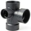 5871 3X3X3X2 HUB TEE W/90 Left Inlet ABS NIBCO Tee Fitting 3x3x3x2 in-0