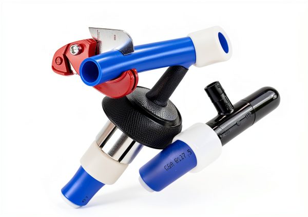 Poly Pex-A Expansion Tee Fitting 1" x 1" x 1/2", F1960 Tee 1 Inch x 1 Inch x 1/2 Inch Expansion Barb Connections, Plastic Pipe Fitting for use with Pex-A Tubing (Pack of 5)-7
