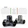 FORMUFIT 1-1/2" 4-Way Tee PVC Fitting Black 1.900" Socket - Pack of 4-3