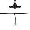 Drip Irrigation Connector 1/4 inch Barbed Tee Cozyou 30pcs Black-2