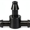 Drip Irrigation Connector 1/4 inch Barbed Tee Cozyou 30pcs Black-1