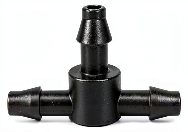 Drip Irrigation Connector 1/4 inch Barbed Tee Cozyou 30pcs Black-1
