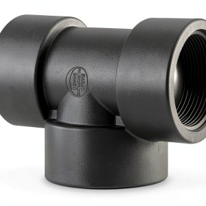 Banjo 1-1/2" Tee Polypropylene Barbed Fitting 150 psi Black-0
