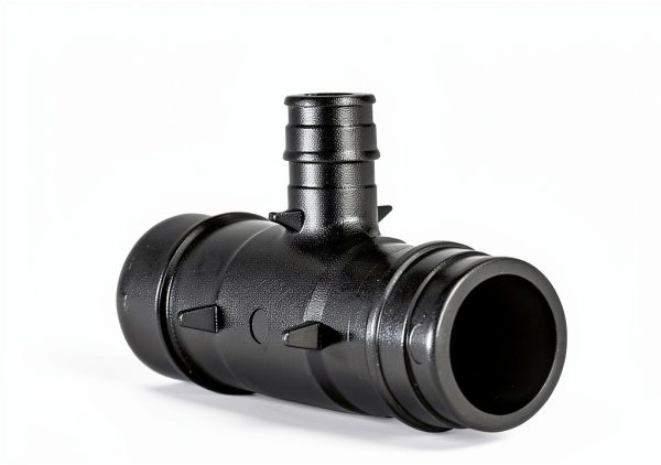 Poly Pex-A Expansion Tee Fitting 1" x 1" x 1/2", F1960 Tee 1 Inch x 1 Inch x 1/2 Inch Expansion Barb Connections, Plastic Pipe Fitting for use with Pex-A Tubing (Pack of 5)-3